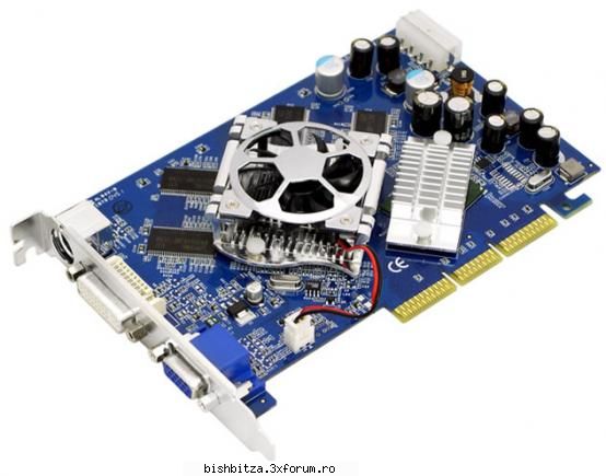 vand placa video nvidia geforce 6200 @ 6600gt  pe 128 biti/128 ram cu nucleu nv43 si cele 4 conducte