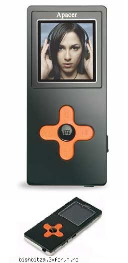 vand mp3 player: apacer au822  -  512mb, nou, dar fara garantie din pacat, ca io am primit cadou