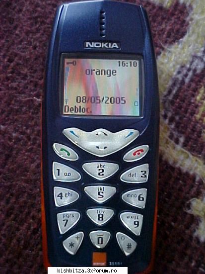 vand telefon! nokia 3510i din decembrie tine 5-6 zile,7 daca vorbesti prea      
