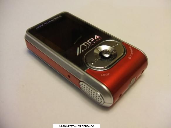 mp4 player - button (culaore rosu) - 2gb -  stereo speakers (boxe 219 ron vand mp4 playere noi cu 2