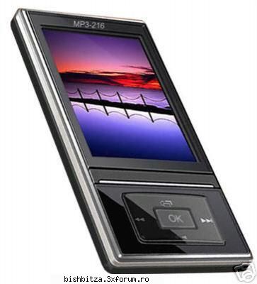 mp4 player - slim (negru) - 219 videoclip, musica, radio, mp3/mp4 player. 256000 culori, 2gb samsung