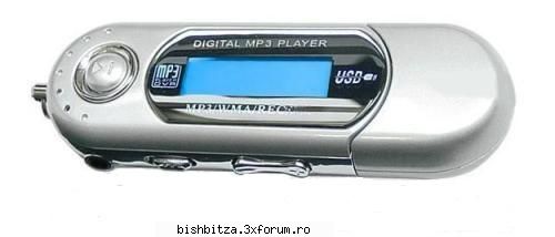 mp3 player - sliber (negru) - 119 1 gb, redare mp3, wma, tuner fm, functie conectare usb. vand mp3