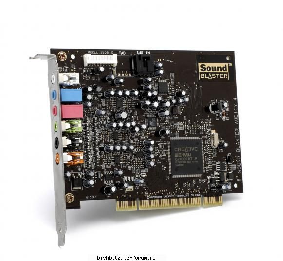 Creative Audigy 4 7.1 - Procesor sunet Audigy 4 Processor Interfata PCI - Computer Stuff