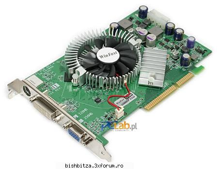 Leadtek GeForce 6600 GT AGP 8x DDR3 - Vand placa video Leadtek WinFast A6600 GT TDH - Computer Stuff