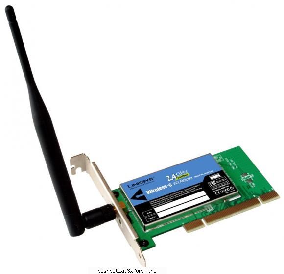 Placa de retea Wireless Linksys WMP54GS PCI SpeedBooster - ThEKinG - Computer Stuff