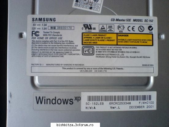 Vand CD-ROM SAMSUNG 52X - theson - Computer Stuff