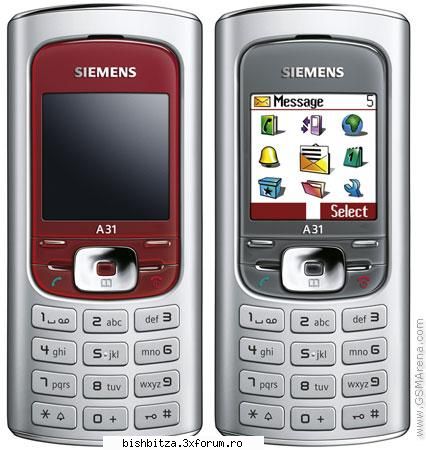 Vand Siemens A31 la 100 RON - alinn - Telefoane GSM, CDMA, PDA, etc