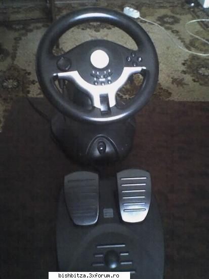 Vand volan cu pedal!!!! - Vand volan cu pedal GEMBIRD STR-RACEFORCE - USB - Computer Stuff