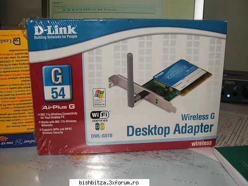 placa de retea wireless D-Link 54 Mbps NOU ! - model DWL-G510 absolut nou !, in cutie - Computer Stuff