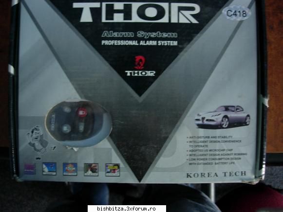 vand alarma auto - vand alarma auto THOR C418 nou in cutie - Auto&Moto