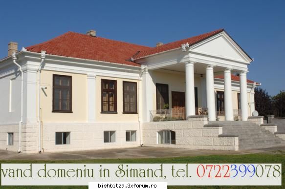 vand domeniu - vand domeniu- Simand, jud. Arad conac, cladiri - OCAZII!!