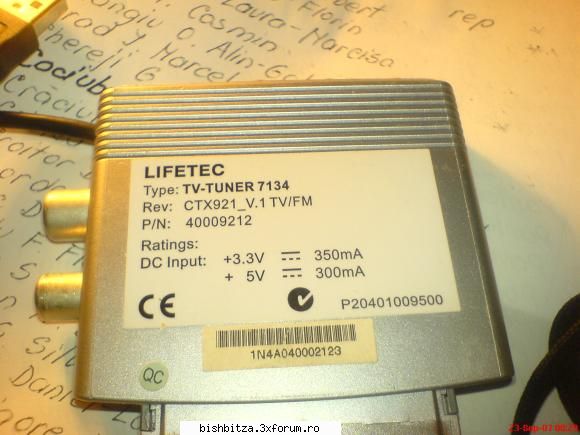 vand/schimb tuner tv pt laptop pcmcia - pret 90 ron usor neg - Computer Stuff
